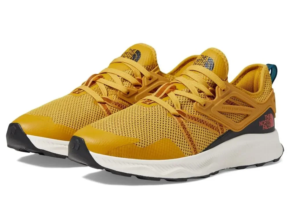 THE NORTH FACE OXEYE MEN'S TRAINERS, ARROWWOOD YELLOW TNF BLACK, 12.5